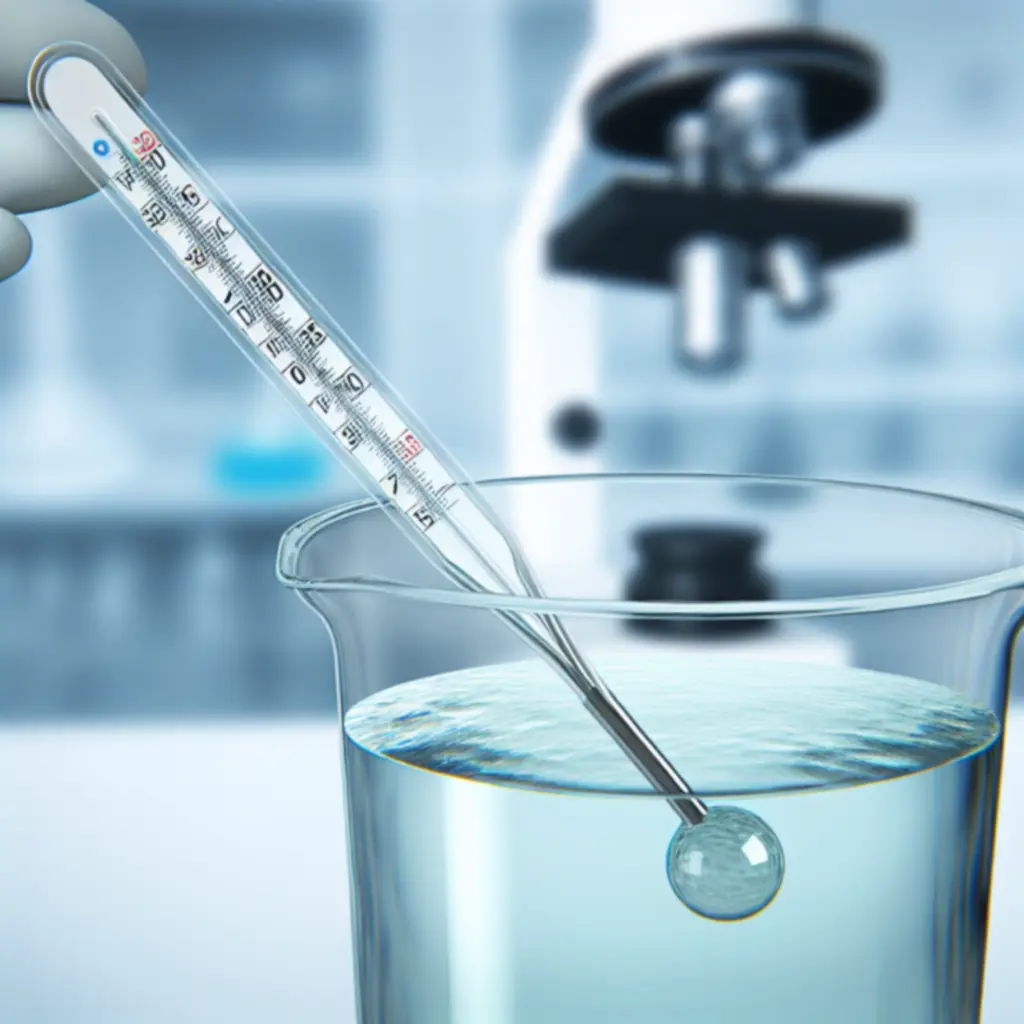 Termometr w zlewce